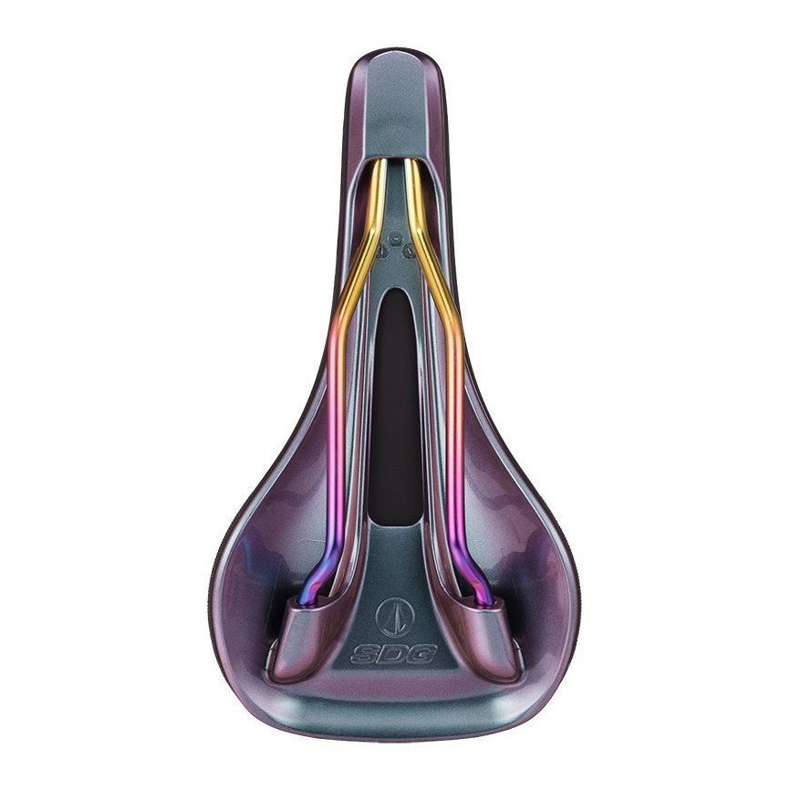 SDG Bel-Air 3.0 MAX Limited MTB Saddle - Lux Alloy - black/oil slick