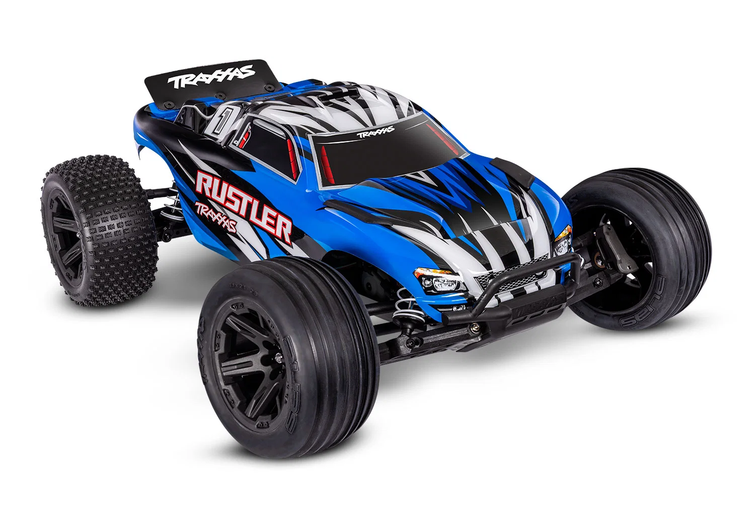 Rustler 2wd Truck RTR HD w/USB-C Charger and Battery, Traxxas #37254-8