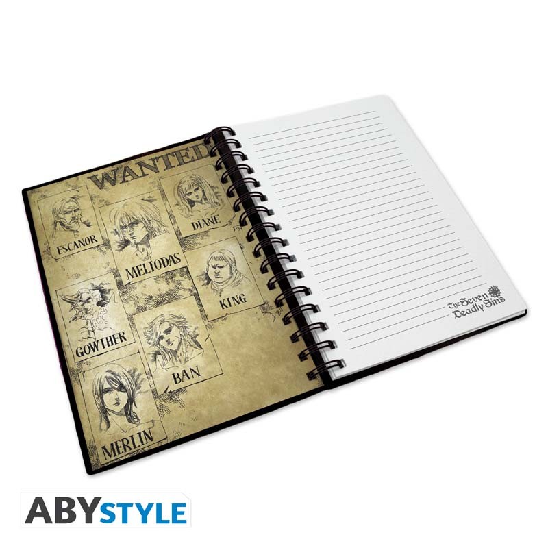 THE SEVEN DEADLY SINS Notebook Meliodas and the Sins A5