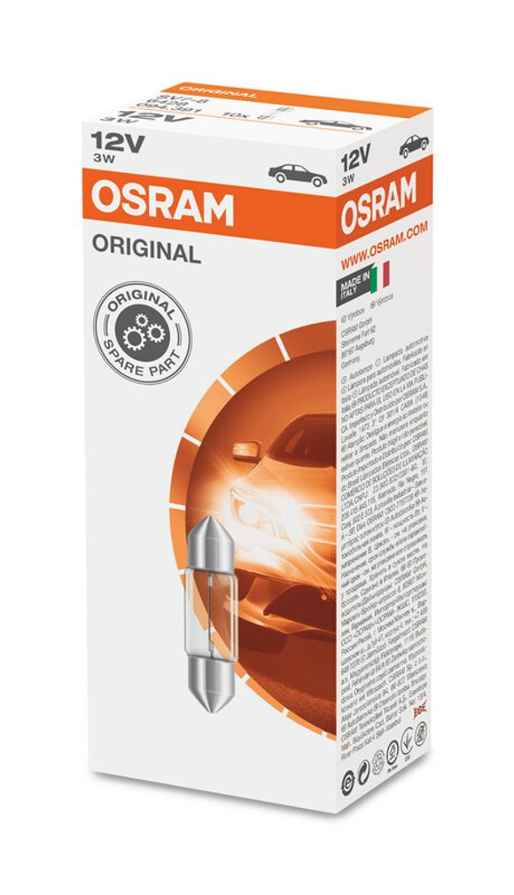 Ampoule Osram Original Line 12V 3,5W - x10 UniverselRef : OSRM00075A / 3062602