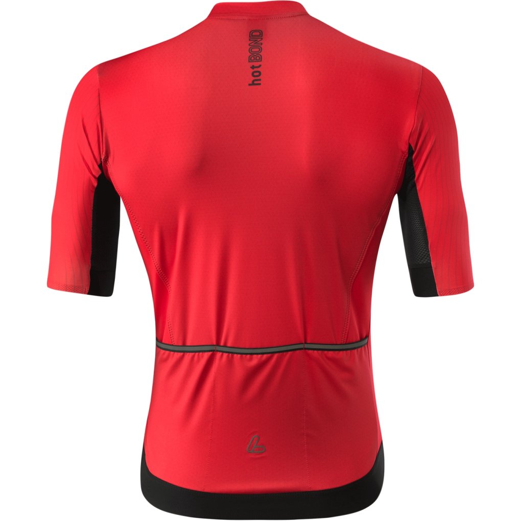 Löffler Curro Hotbond® Full Zip Bike Jersey Men - red 551