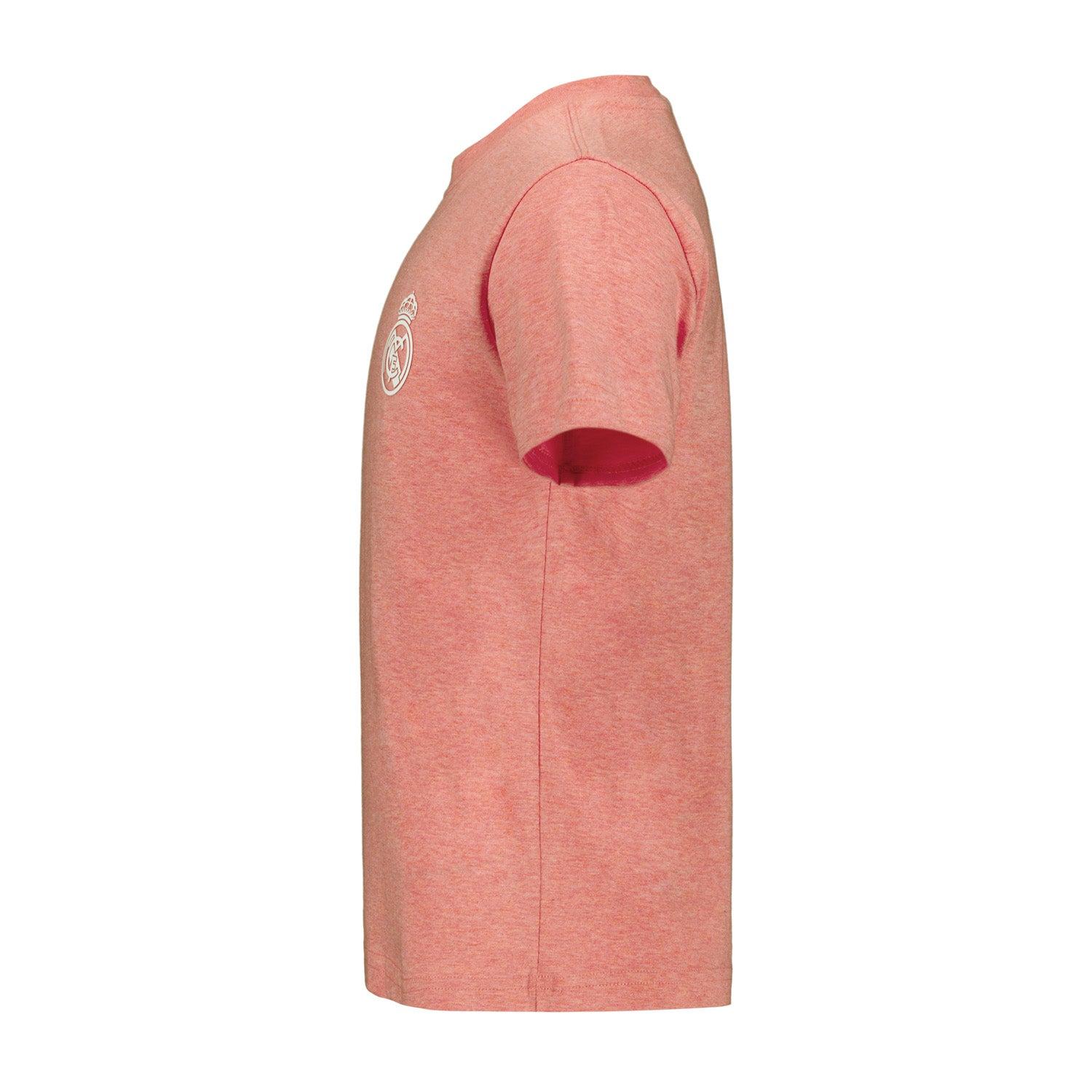 Kids ECO Essentials Real Madrid Color Crest T-Shirt Pink
