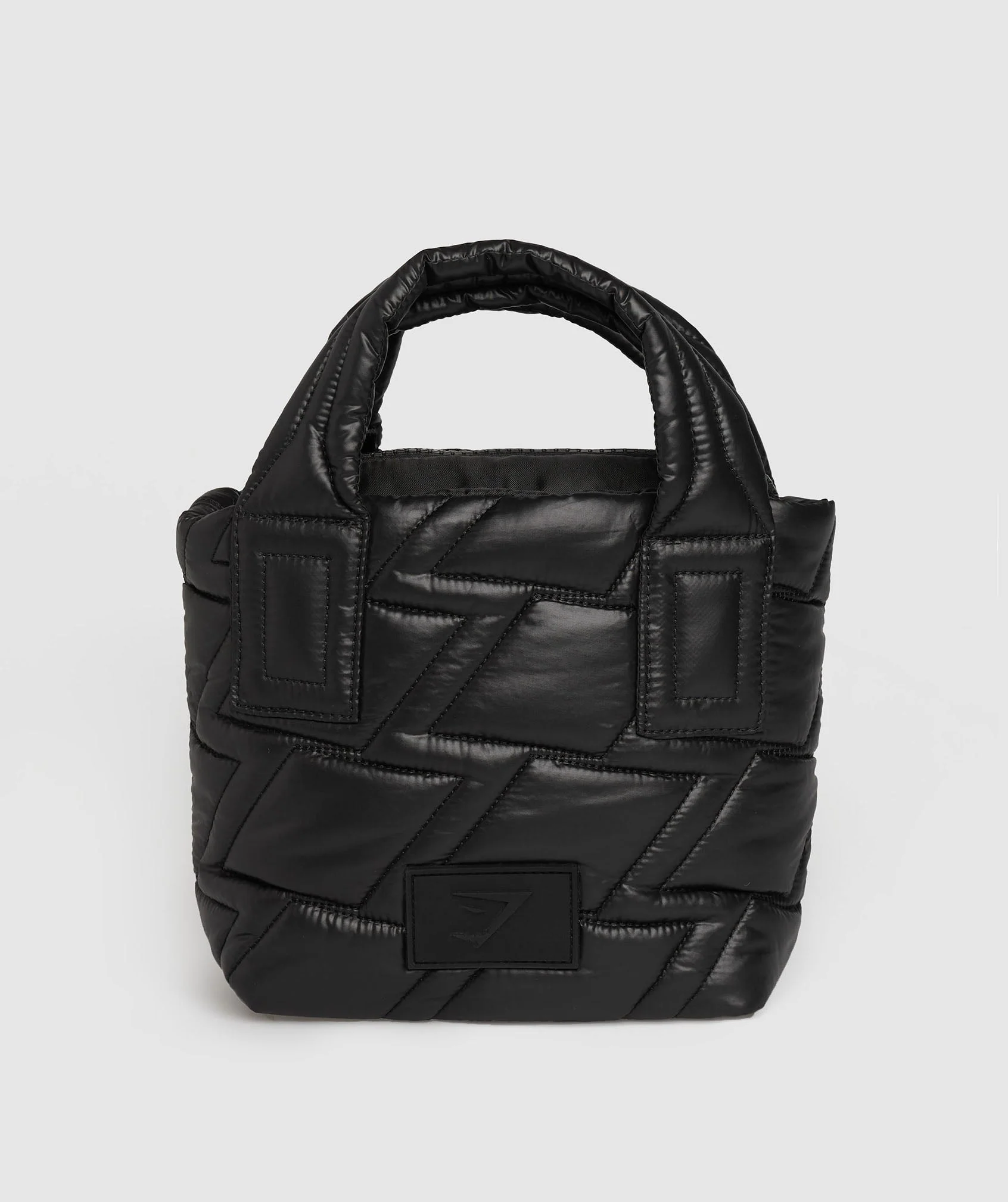 Quilted Mini Tote Black