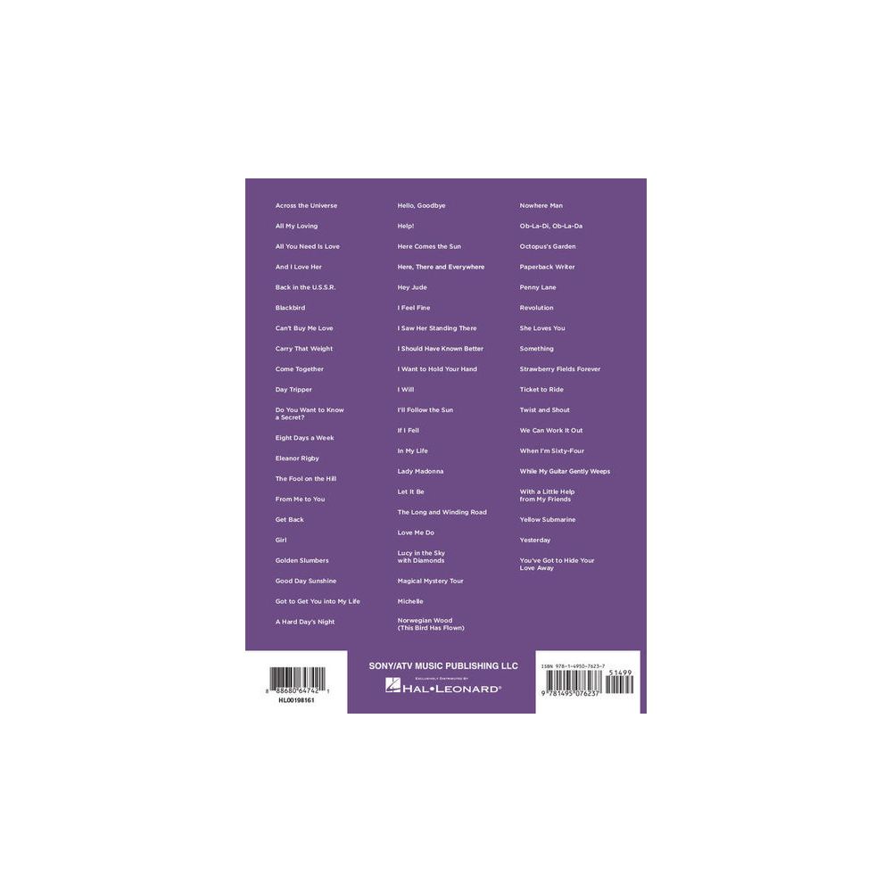 Hal Leonard Beatles Super Easy – Thomann Ireland