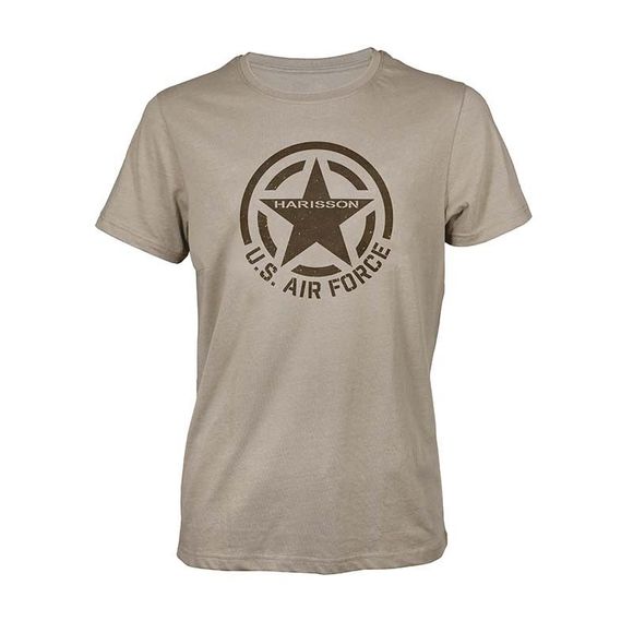 T-Shirt manches courtes Harisson AIR FORCE - BeigeRef : HN0122