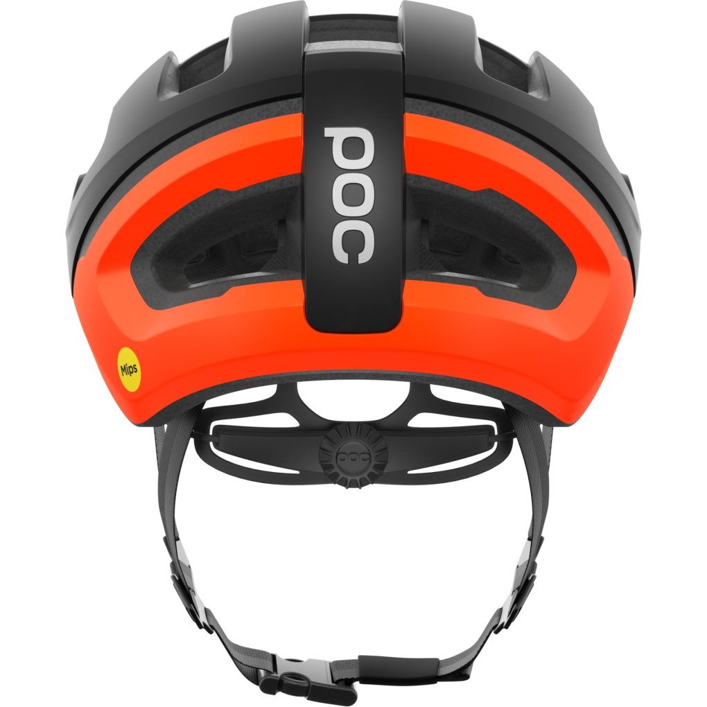 POC Omne Air MIPS Helmet - 8872 Uranium Black Matt/Fluorescent Orange Matt