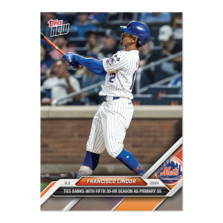 Francisco Lindor - 2024 MLB TOPPS NOW® Card 643