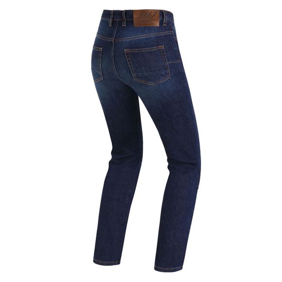 PMJ HOLLIE Motorcycle Jeans - Straight / Regular - BlueRef: PMJ0039