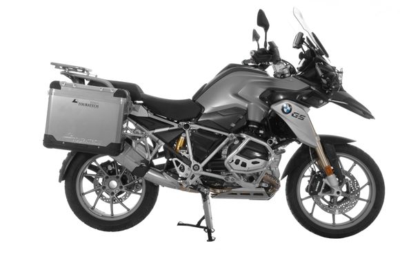 Touratech ZEGA Pro 38/45 suitcase - Black support included - AluminumRef: Trt01419A / 01-045-5785-0