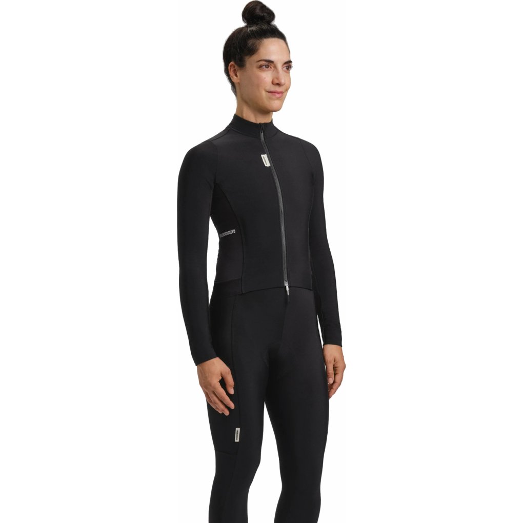 FINGERSCROSSED Road Thermal Longsleeve Jersey Women - Black