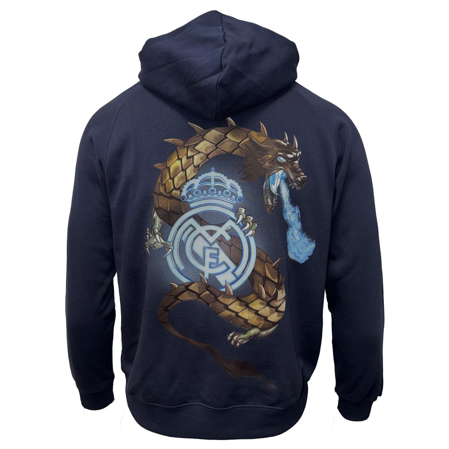 Youth Dragon Hoodie Navy