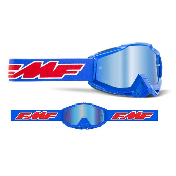 FMF VISION POWERBOMB ROCKET BLUE IRIDIUM 2022 cross mask - BlueRef: FMF vision0010 / f5003700002