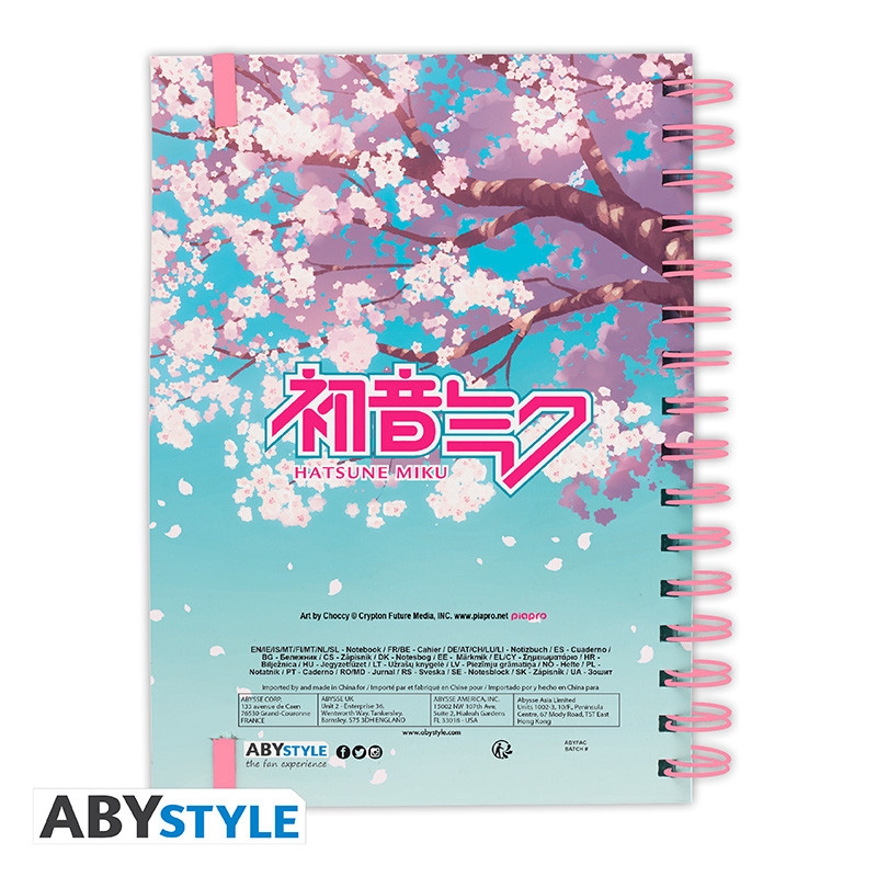 HATSUNE MIKU Notebook A5 Cherry Blossom
