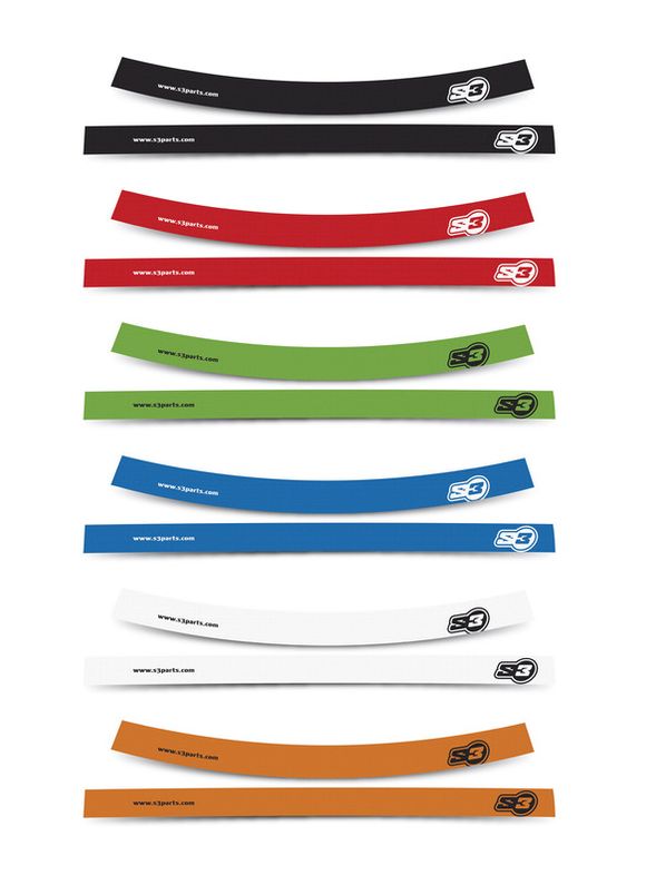 Filet de jantes S3 Stickers rouge UniverselRef : SPART00196A / 1082005003