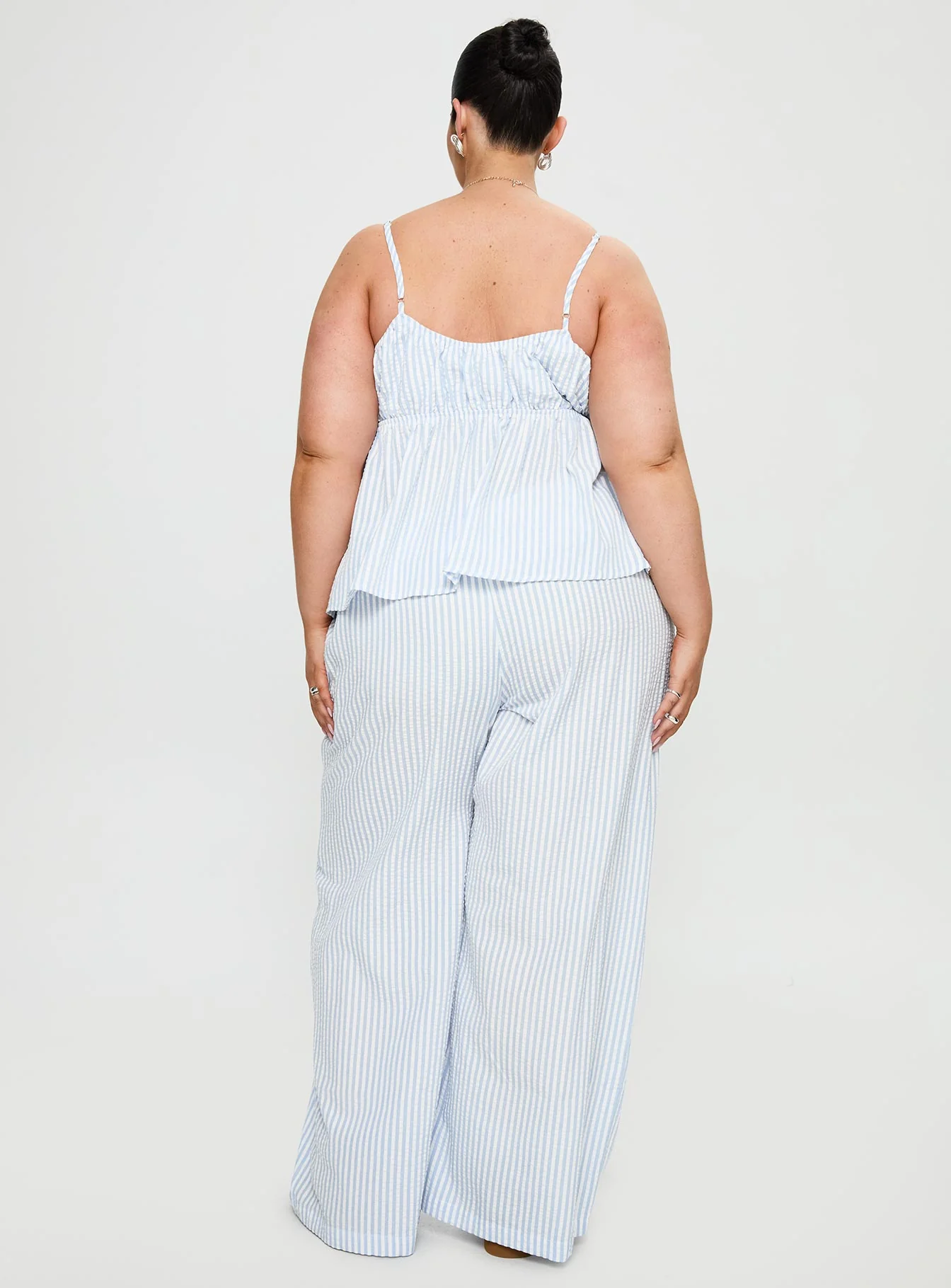 Cassini Set Blue Stripe Curve