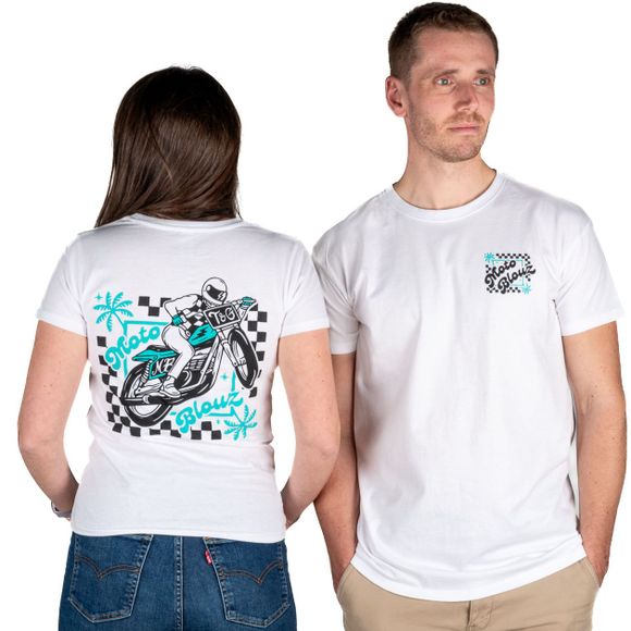 T-Shirt Motoblouz X ALYSON - HOMME - 20ANS - BlancRef : MB0408