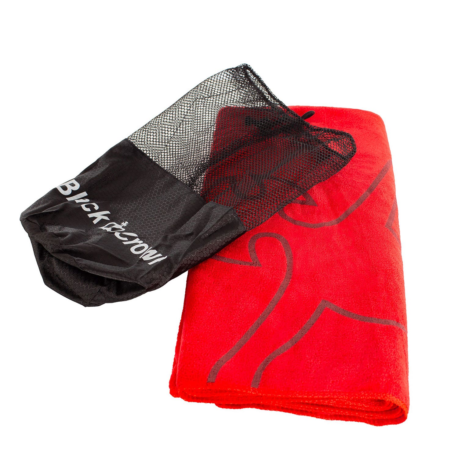 BLACK CROWN TOWEL SWEET RED