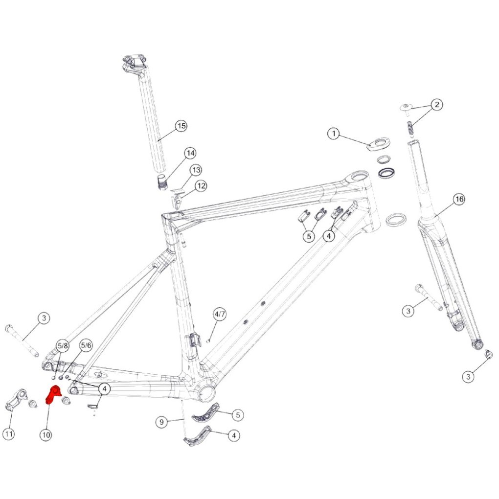 BMC Derailleur Hanger #58 - 301092