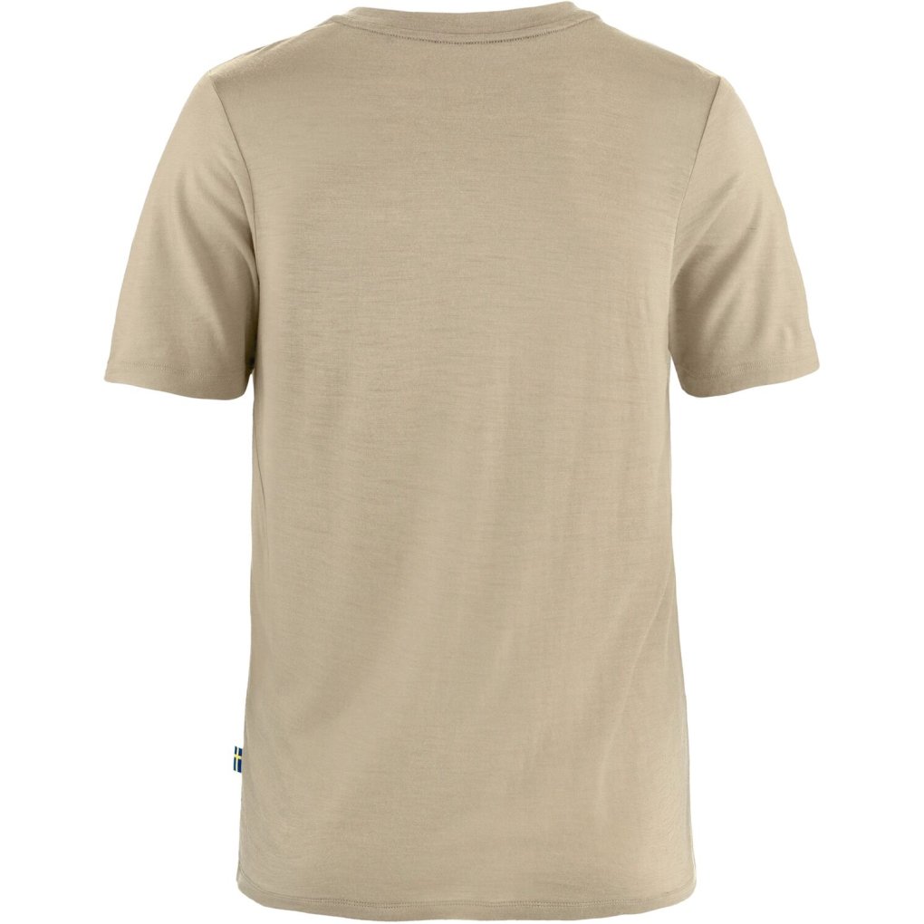 Fjällräven Hoja Lugnt Wool T-Shirt Men - fossil