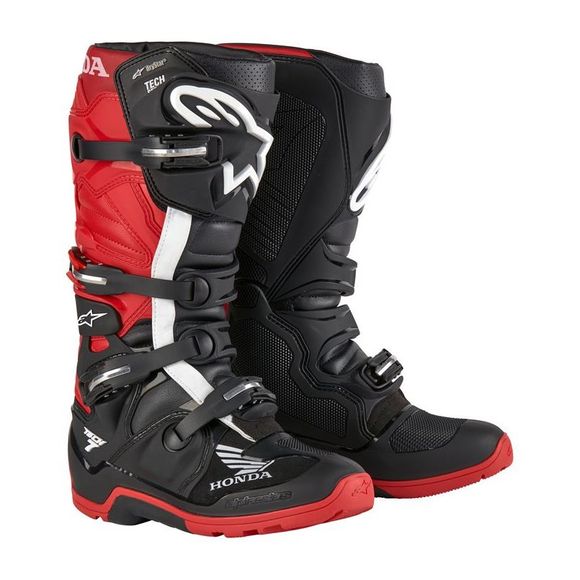 Bottes enduro Alpinestars HONDA TECH 7 DRYSTAR® 2025 - Noir / RougeRef : AP3134