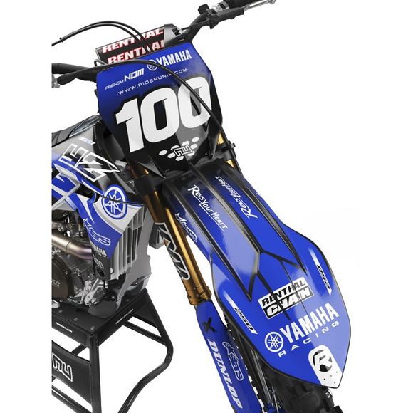 Kit déco RiderUnik BLULA - Bleu / NoirYAMAHA 250 YZ 250 F (CG33) - 2010 - 2013Ref : RU1278 / YA-BLULA-21