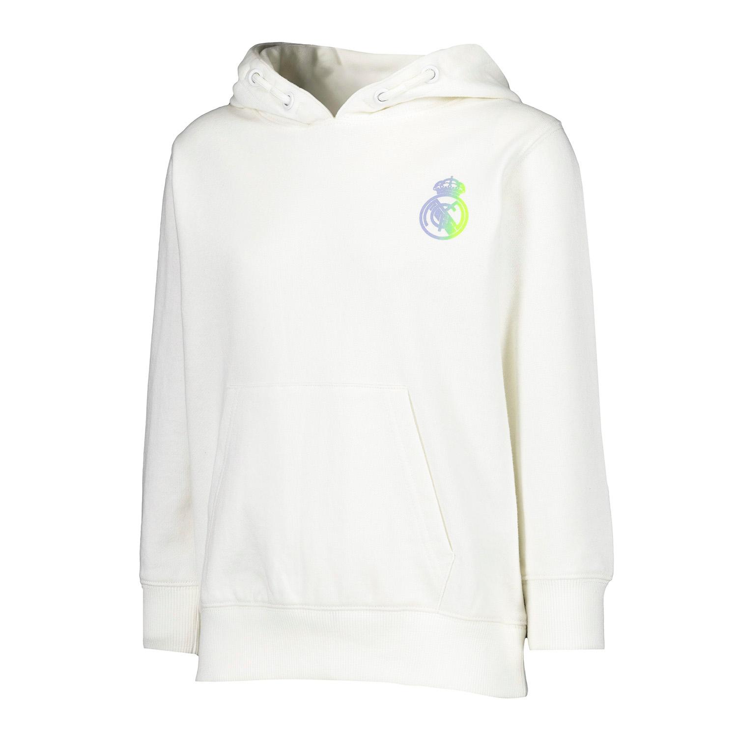 Kids Hoodie Fan Kids Real Madrid Back Print White Real Madrid