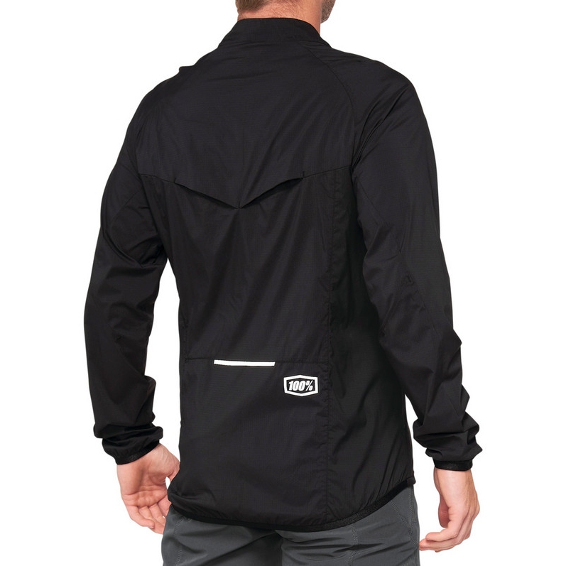 100% Corridor Stretch Bike Windbreaker Men - black