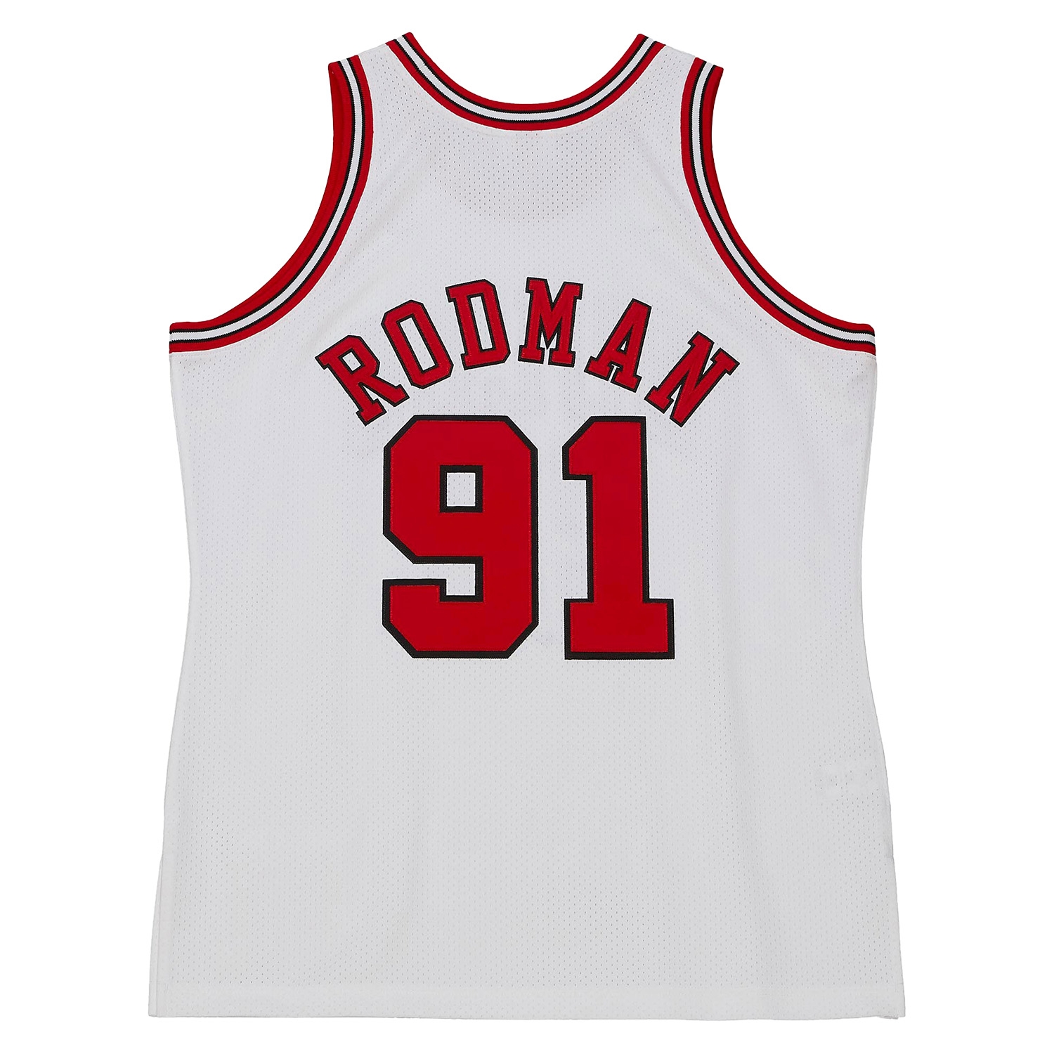 Dennis Rodman #91 Chicago Bulls 1997-98 Authentic NBA Jersey White