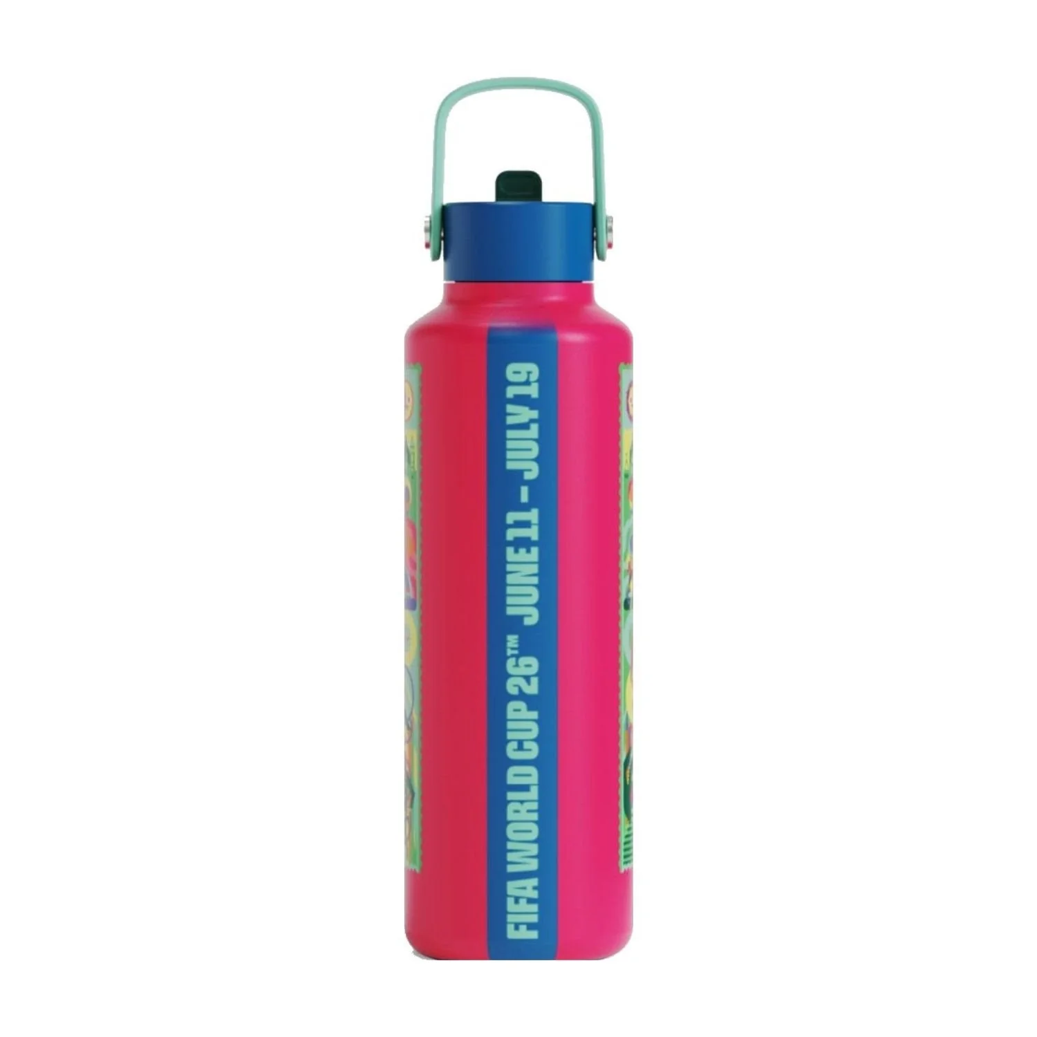 2026 Soccer Fan Collection Guadalajara Poster Water Bottle