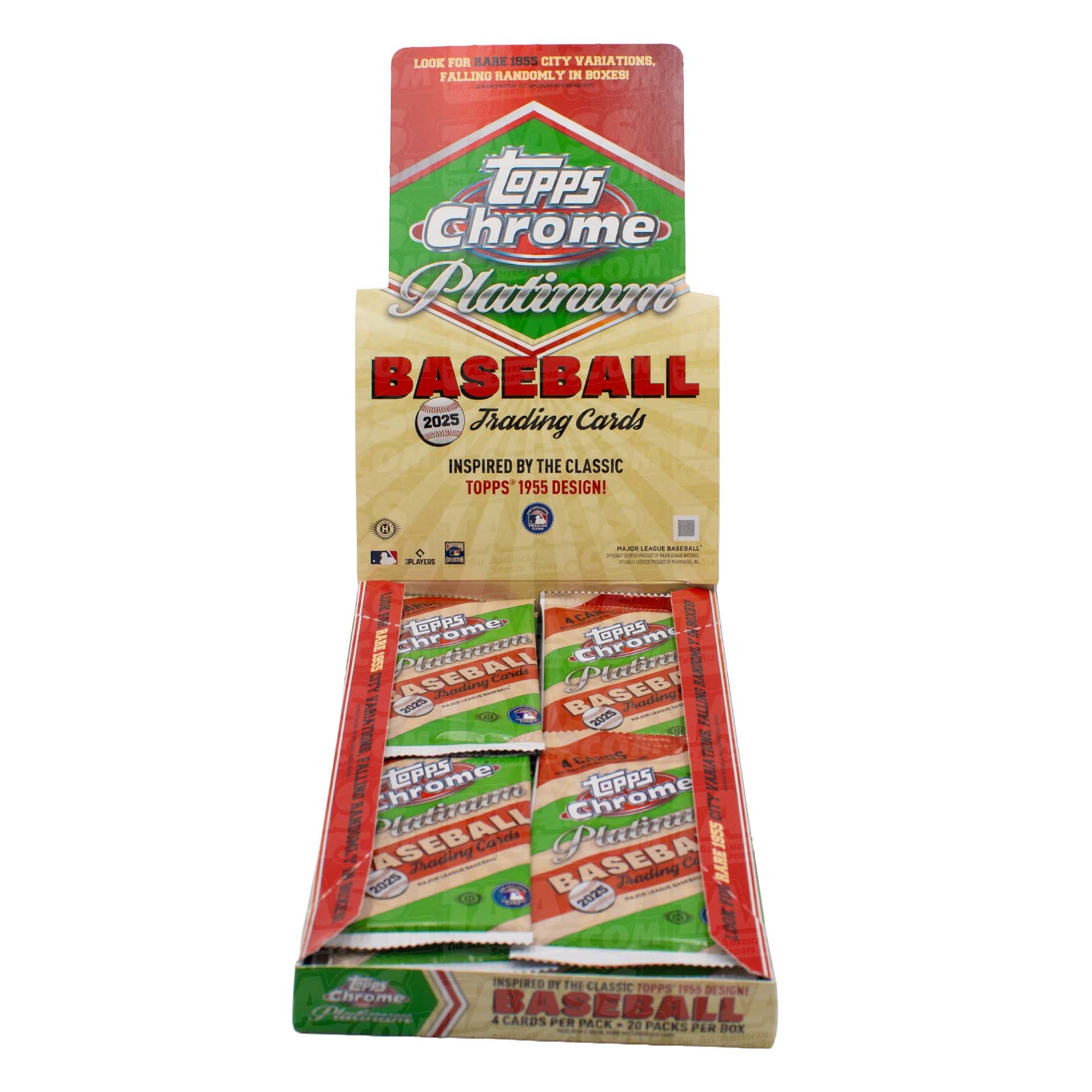 2025 Topps Chrome Platinum '55 Baseball MLB Hobby Box