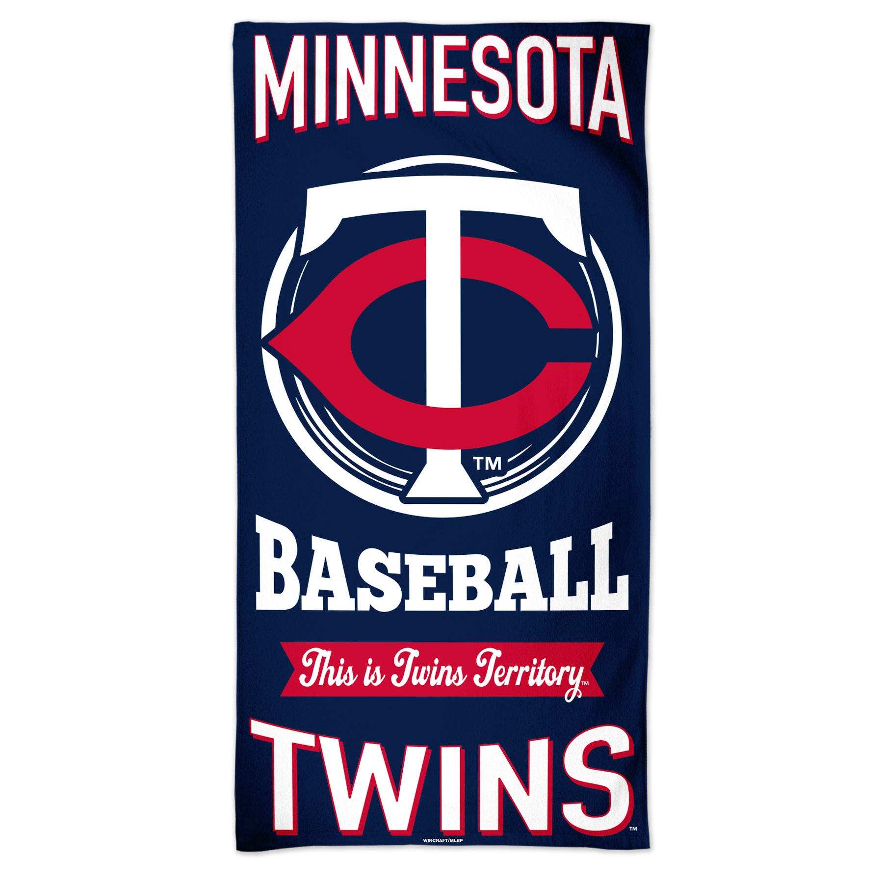 Minnesota Twins Slogan WinCraft MLB Beach Towel