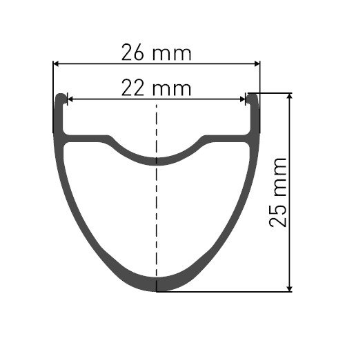 DT Swiss ER 1400 DICUT db 25 Front Wheel - 28