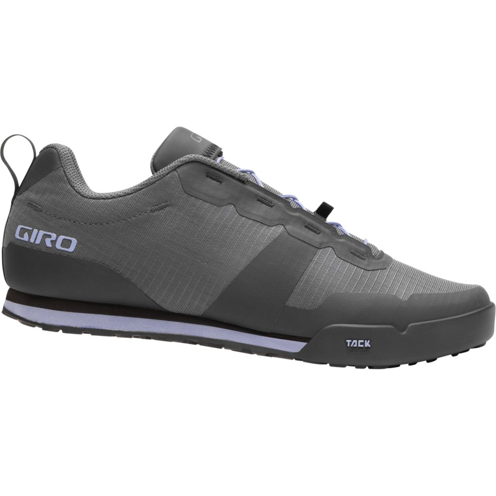 Giro Tracker Fastlace Flatpedal Shoes Women - dark shadow/lavender grey
