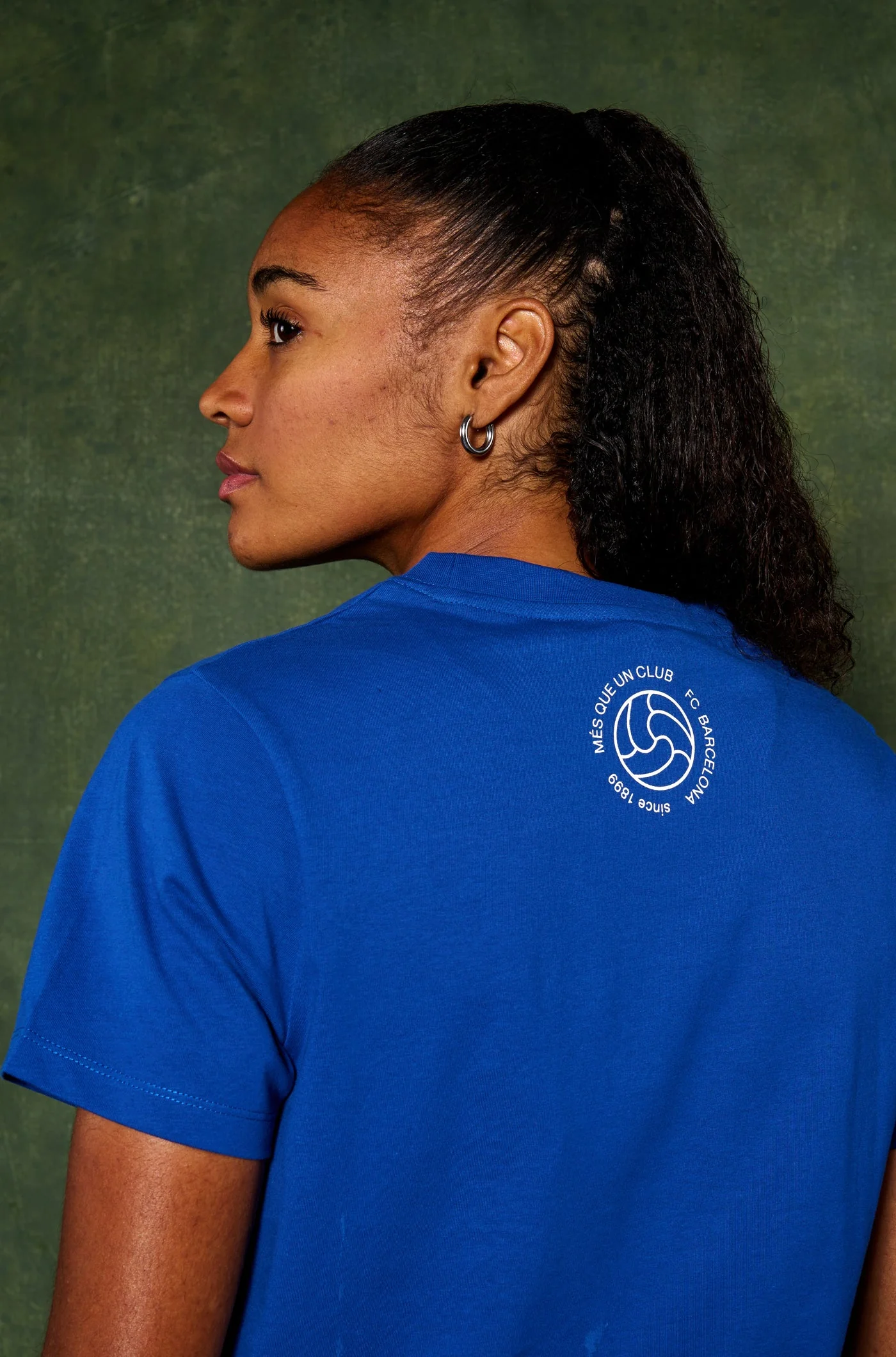 T-shirt blue Força Barça