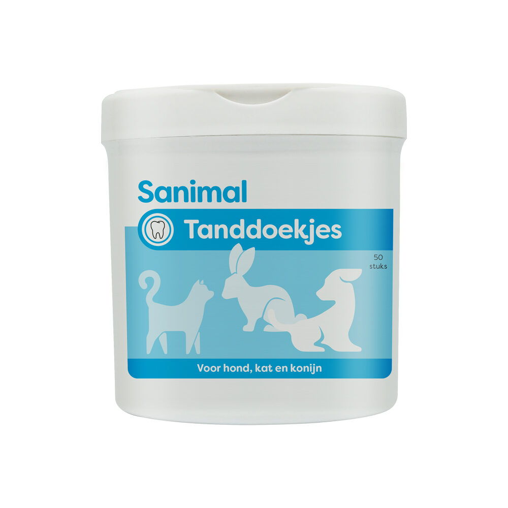 Sanimal Tooth Wipes - 50 pieces