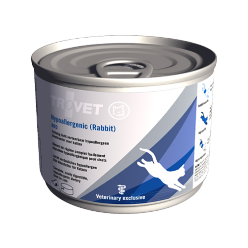 TROVET  Hypoallergenic RRD (Rabbit) Cat - 24 x 200g Tins