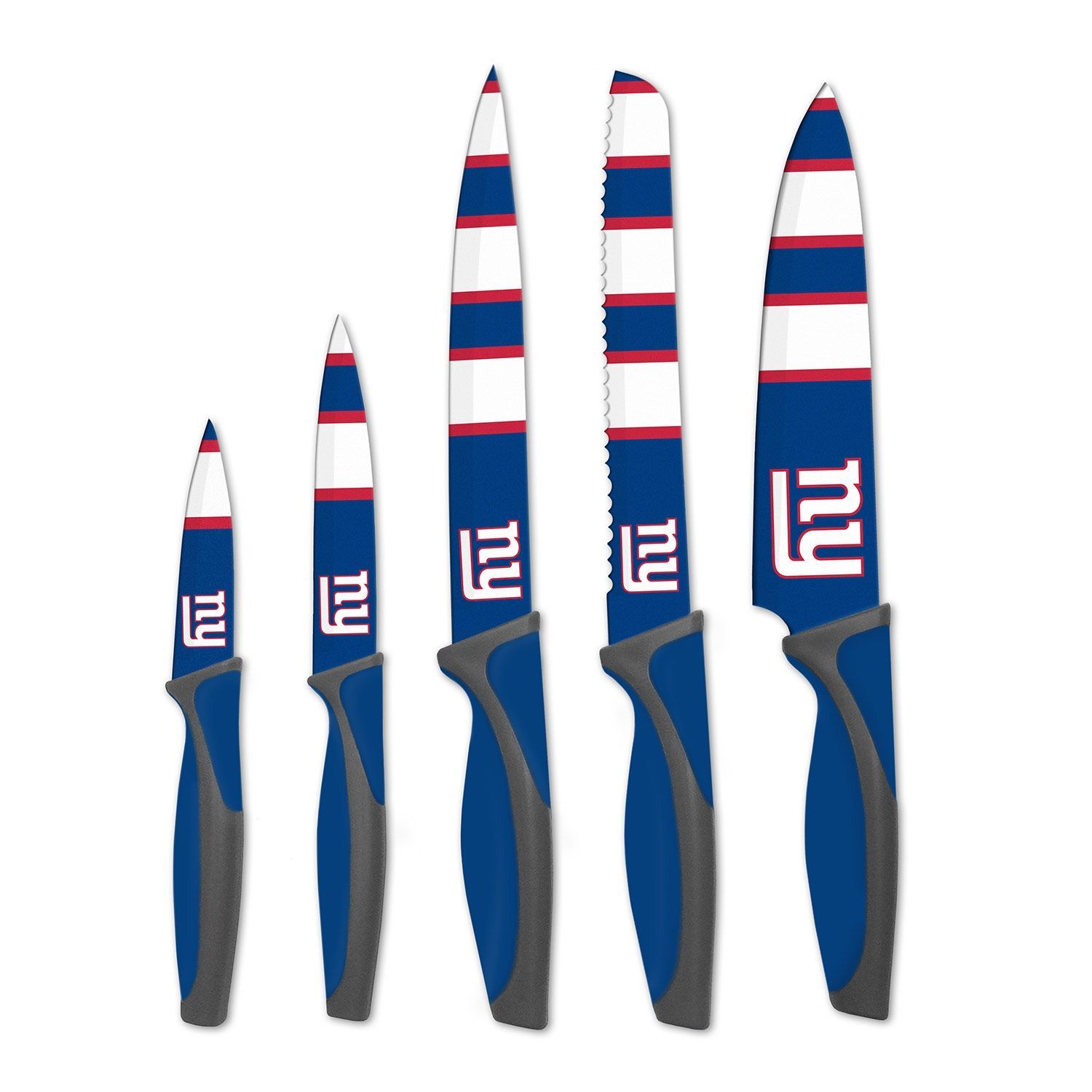 New York Giants NFL 5-Piece Kitchen Knife Set