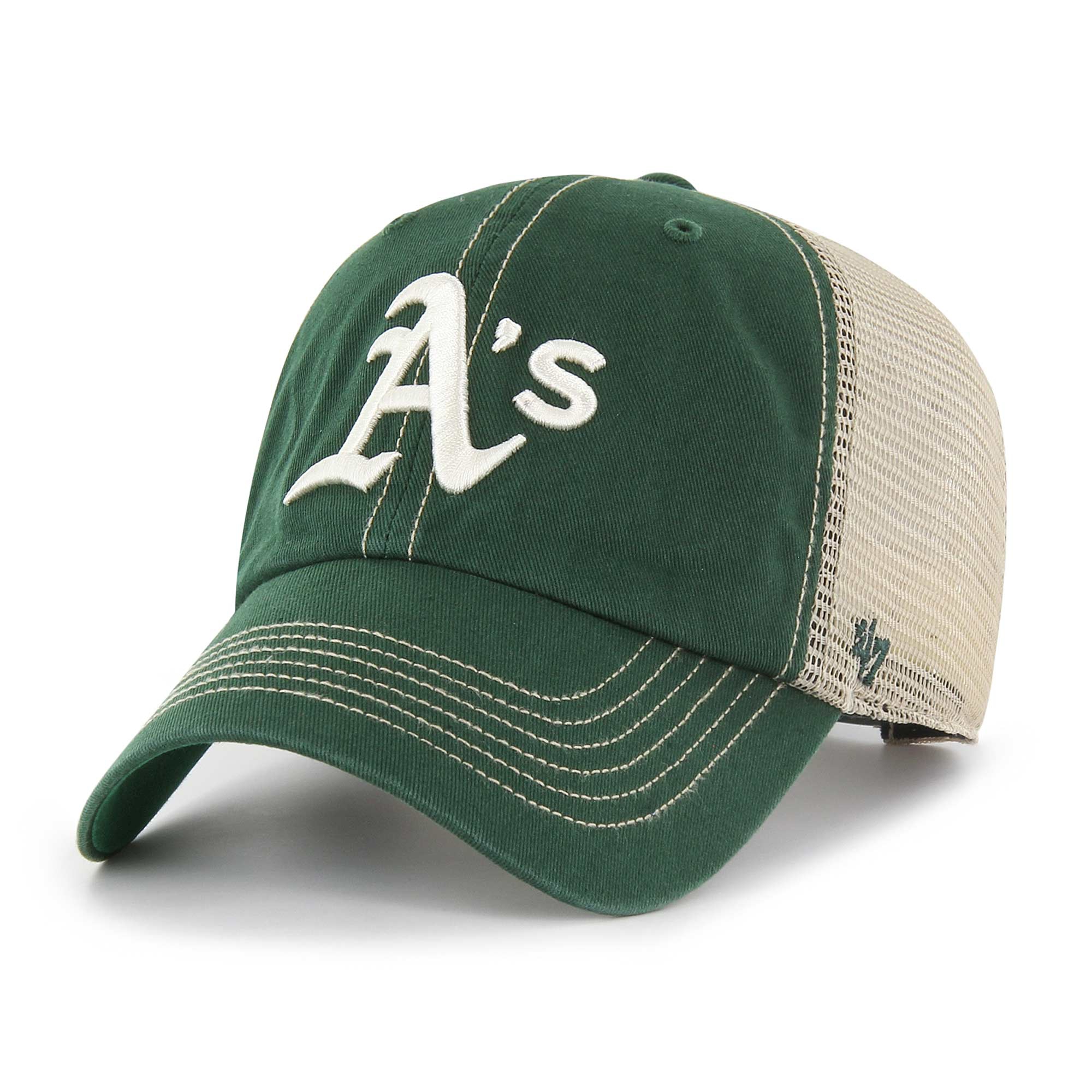 Athletics Trawler '47 Clean Up Trucker MLB Cap