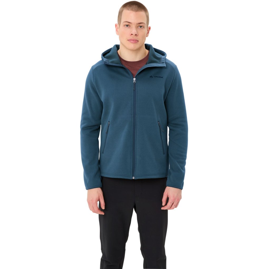 Vaude Idris Fleece Hoody Jacket Men - baltic sea