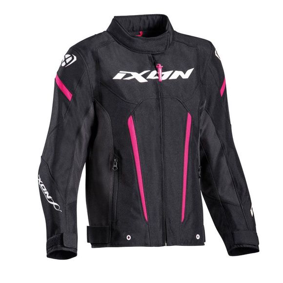 Blouson Moto Ixon STRIKER KID LADY - Noir / RoseRef : IX1540