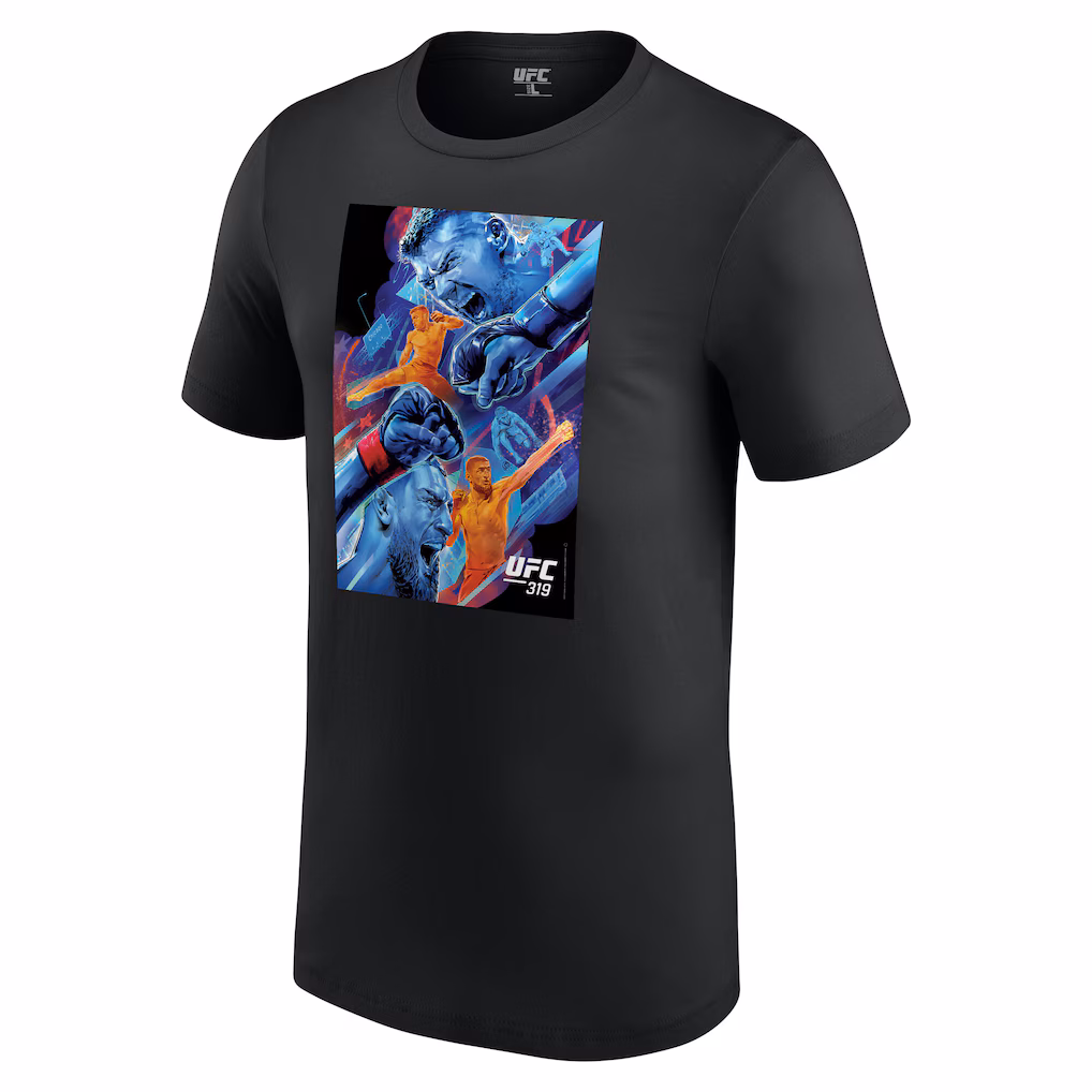 UFC 319 Artist Series T-Shirt - Black - Mens