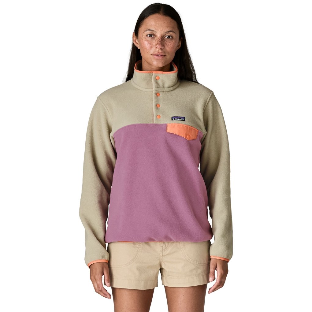 Patagonia Lightweight Synchilla Snap-T Fleece Pullover Women - Jaguar Geo: Blue Sage