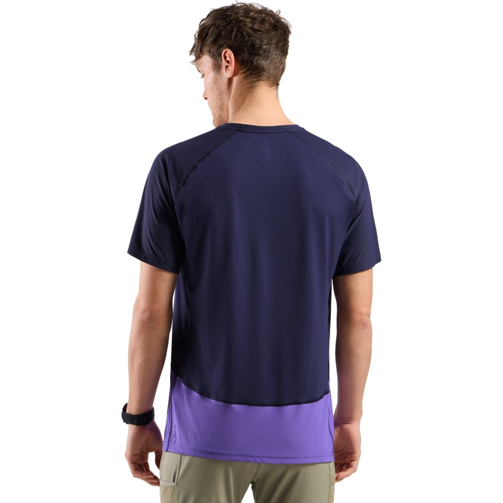 Odlo X-Alp Trail Running T-Shirt Men - eclipse - afterparty