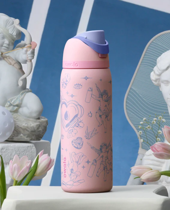 Owala 32 oz. FreeSip Stainless Steel Water Bottle - Shot to the Heart