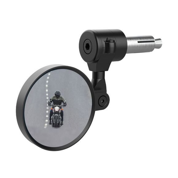 Oxford Café Bar Mirror Reversible Handlebar End (unit) Universal - BlackRef: od0107 / ox534