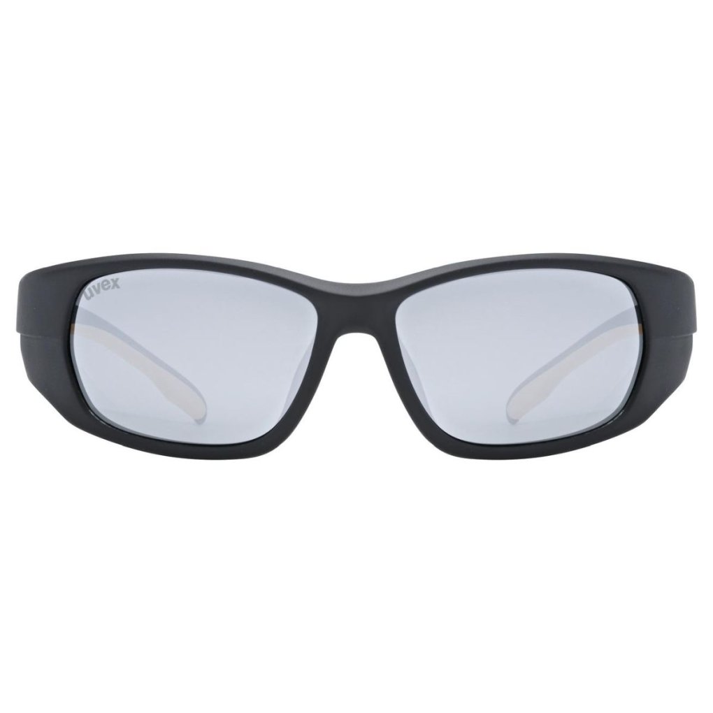Uvex sportstyle 514 Kids Glasses - black matt/mirror silver