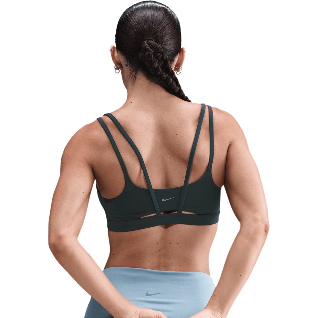 Nike Zenvy Strappy Light-Support Padded Sports Bra Women - seaweed/white DO6608-391
