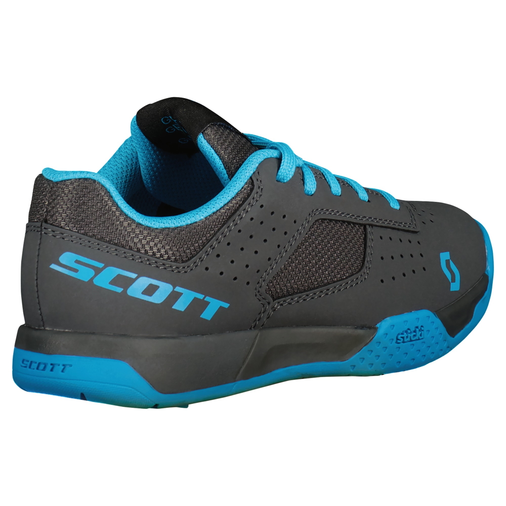 SCOTT MTB AR Lace Shoes Kids - grey/neon blue
