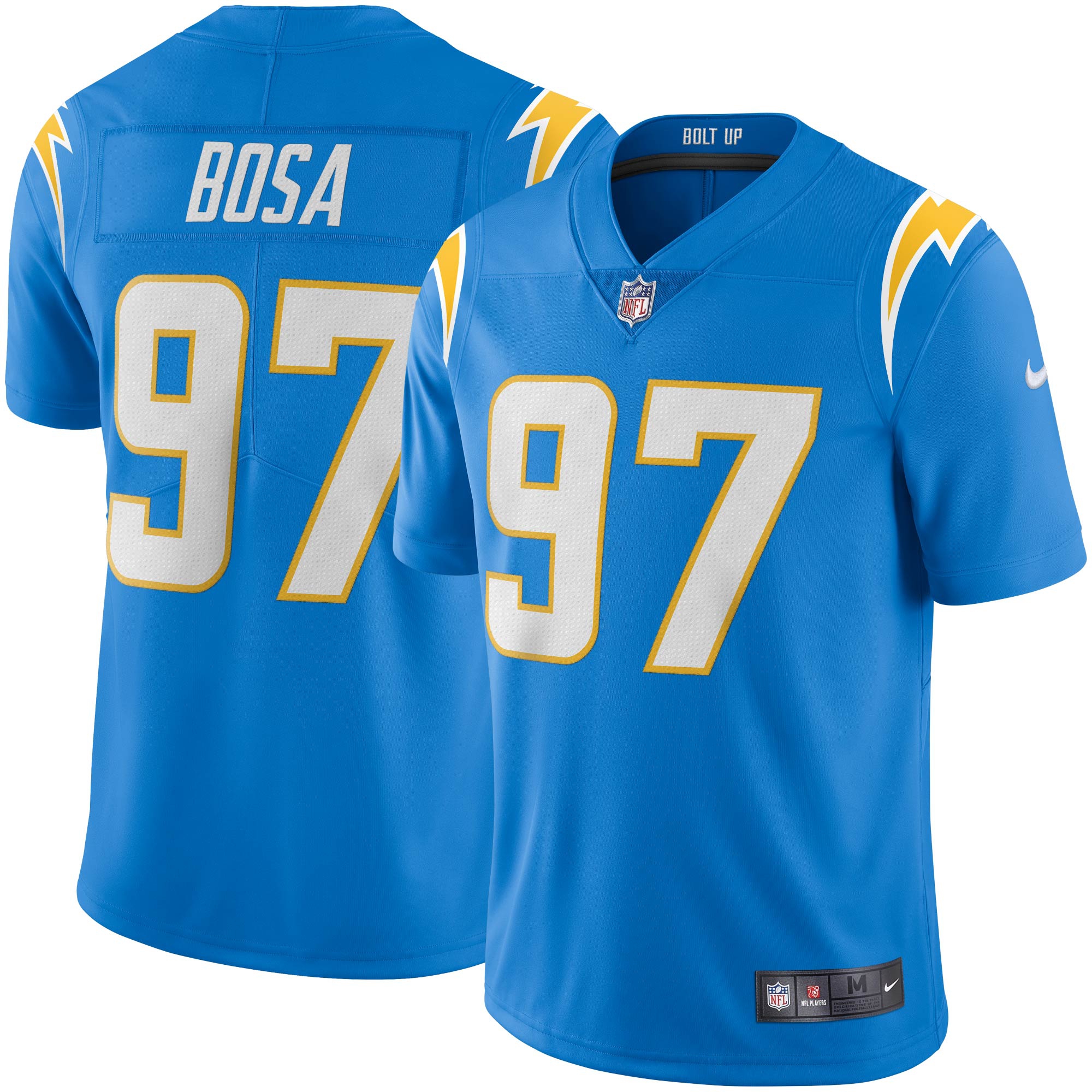 Joey Bosa #97 Los Angeles Chargers Nike Vapor Limited NFL Jersey Blue