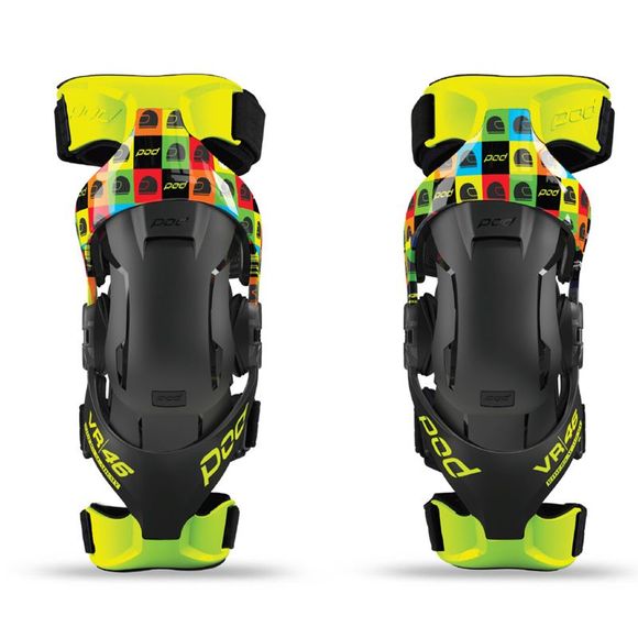 K4 2.0 Vr46 Pod Orthosis 2023 - Black / YellowRef: POD0049